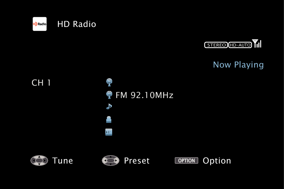 GUI HD Radio X6E3